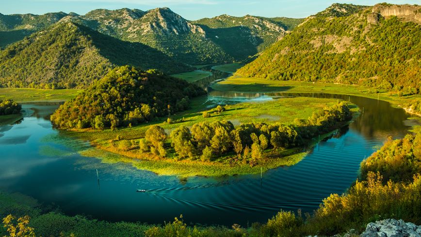 Poznávací zájezd Černá Hora-řeka Crnojevica-národní park Skadar