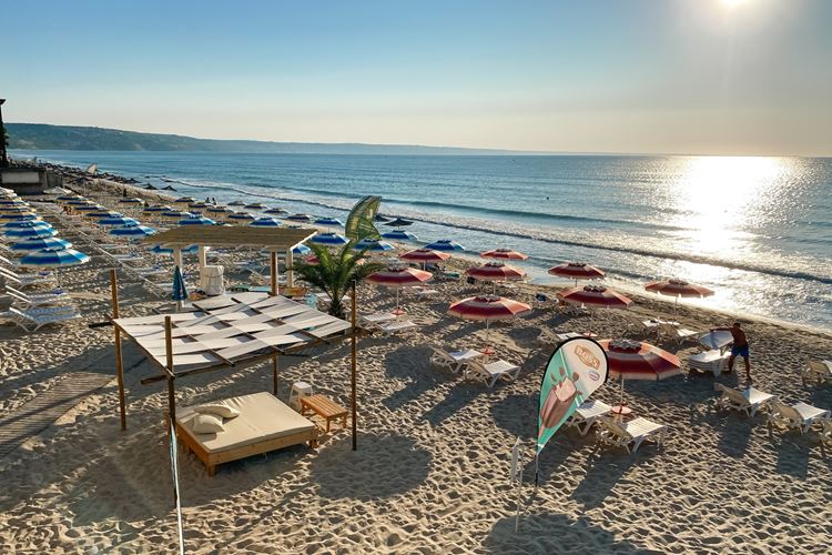 Bulharsko-Kranevo-hotel Palma beach-pláž
