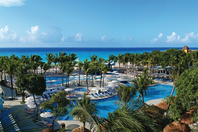 Mexiko-Hotel Riu Yucatan-vrchní pohled