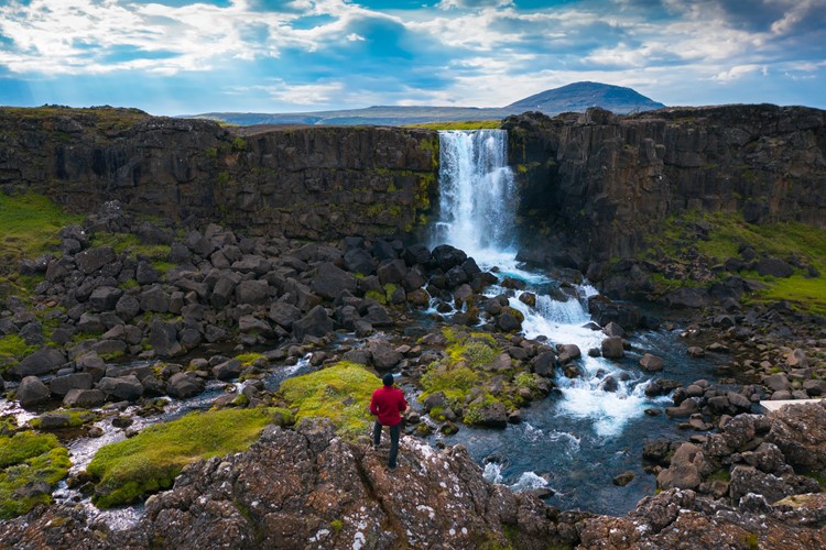 28-Island-poznávací zájezd-vodopád Oxarafoss