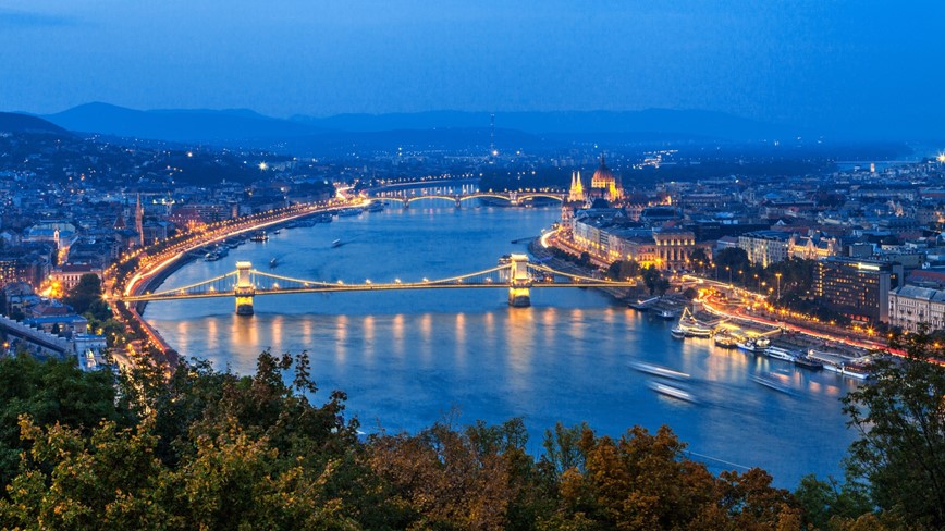 vánoční Budapešť