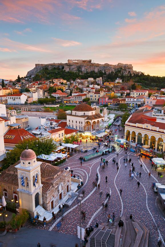 Řecko-poznávací zájezd-Atény-Náměstí Monastiraki
