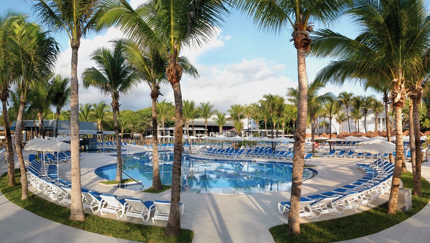 Mexiko-Hotel Riu Yucatan-bazény