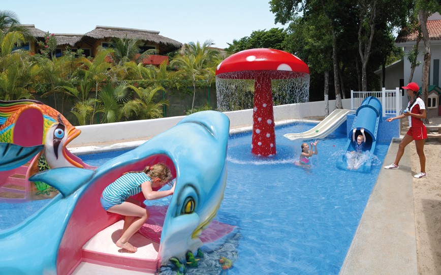 Mexiko-Hotel Riu Yucatan-dětský bazén