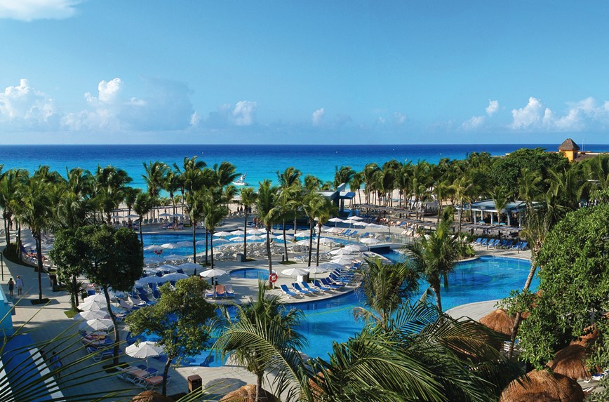 Mexiko-Hotel Riu Yucatan-vrchní pohled