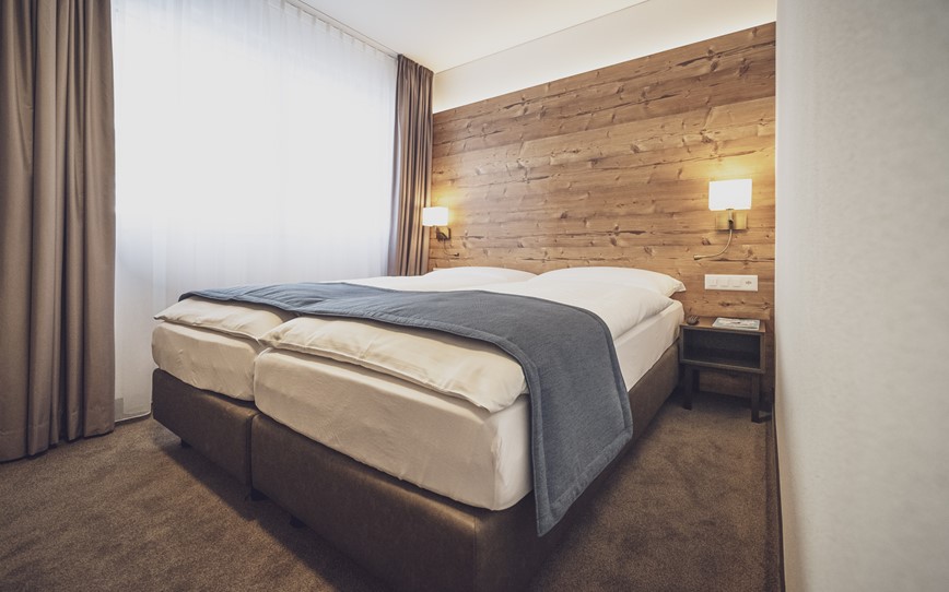 Švýcarsko-Davos-Hotel Strela-dvoulůžkový pokoj